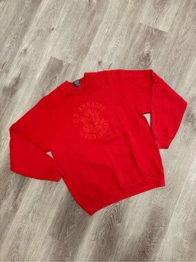 Vintage Screen Stars US Embassy London England Crewneck